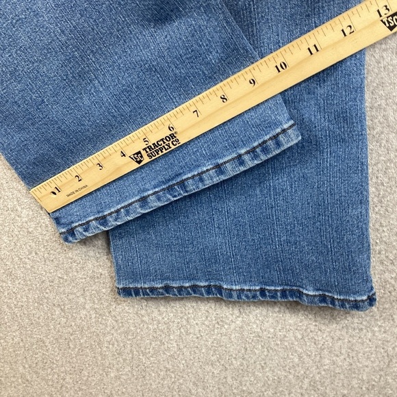 Cato bootcut flap pocket jeans size 14 coastal cowgirl western basics stretch - Picture 7 of 10